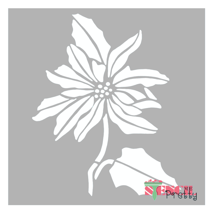 Rustic Lily Flower Stencil