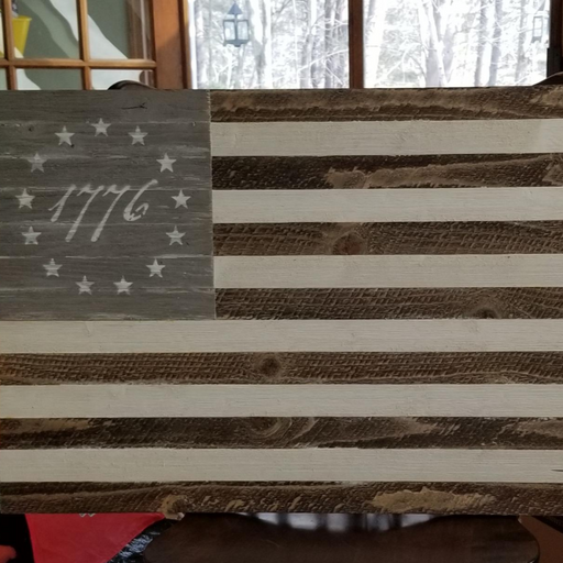 American Flag Stars in a Column Patriotic Stencil — Stencil Me Pretty