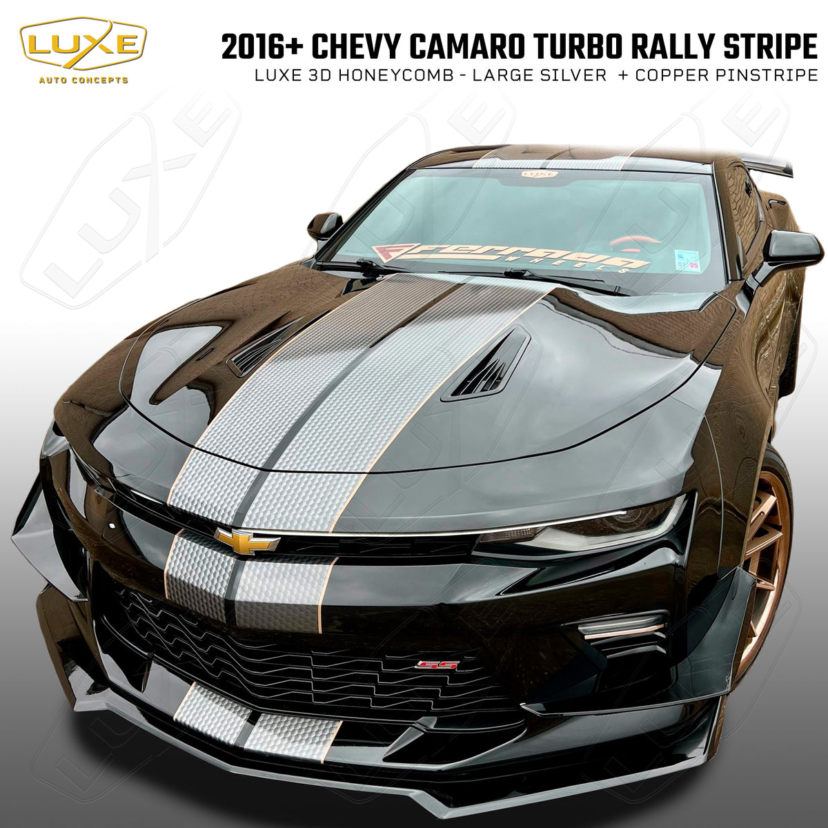 2016+ Chevrolet Camaro Turbo Rally Stripe — Luxe Auto Concepts
