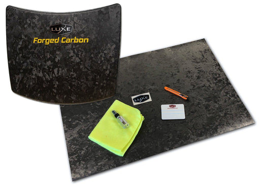 Universal Vinyl Hood Wrap Kit | Metro Wrap Forged Carbon Fiber | Squeegee &  Razor Blade