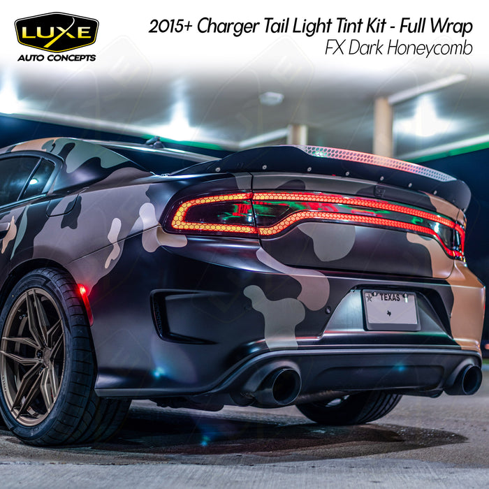 2015+ Kit de tinte de luz trasera del cargador - Tipo 3 (ENVOLTURA COM —  Luxe Auto Concepts