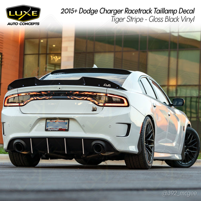 Calcomanía para luces traseras de Charger Racetrack - Tipo 1 (texto) — Luxe  Auto Concepts