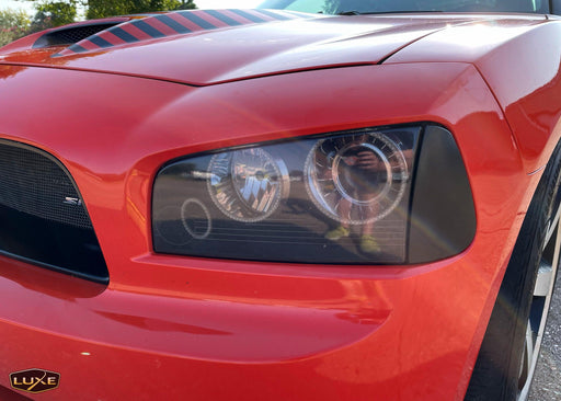 2011-14 Charger Head Light Tint Kit - Type 1 (Overlays) — Luxe