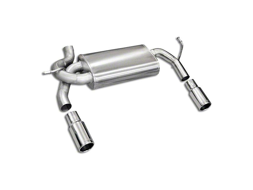 Corsa 07-18 Jeep Wrangler JK  in. Sport Axle-Back Exhaust w/ Dual P –  Team Hellcat LLC