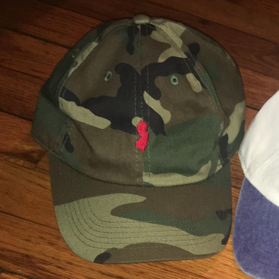 GSC ARMY FATIGUE RED LOGO DAD HAT 