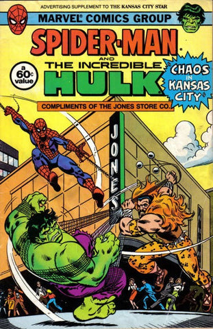 Spider Man And The Incredible Hulk Chaos In Kansas City By Marvel Comics Spartan Comics