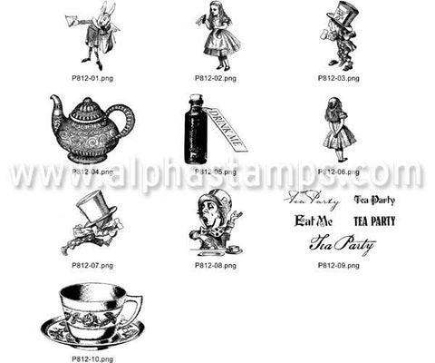 Alice in Wonderland Tarot Card Set Download