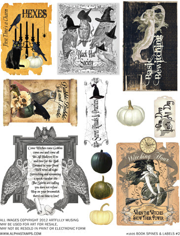 Apothecary Labels #1 Collage Sheet