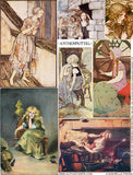 Cinderella Pining Collage Sheet