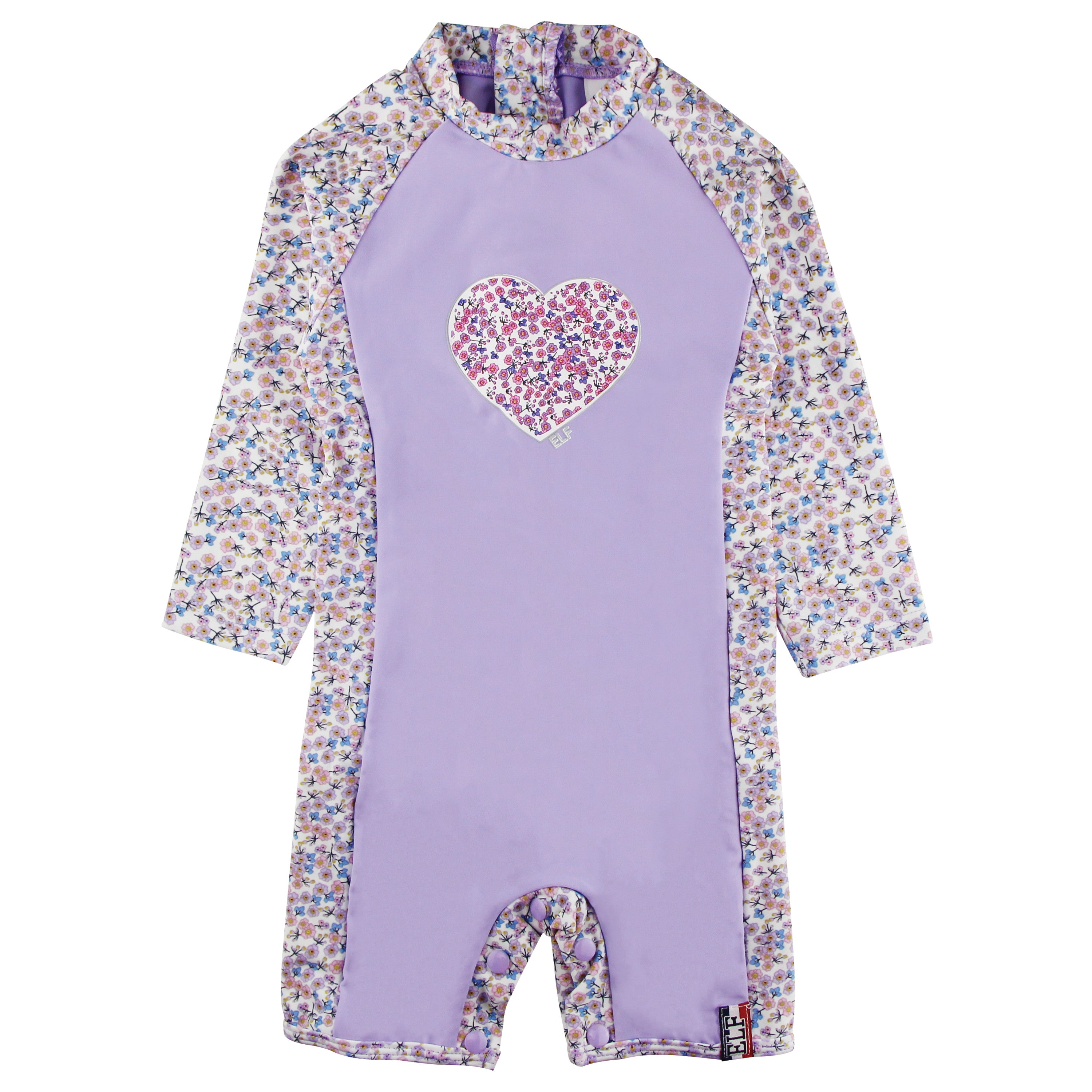 Combinaison Anti Uv Maillot De Bain Bebe Et Fille Petit Coeur Elly La Fripouille France