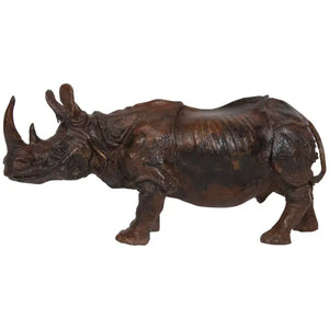 Japanese Bronze of a Rhinoceros - Avery & Dash Collections
