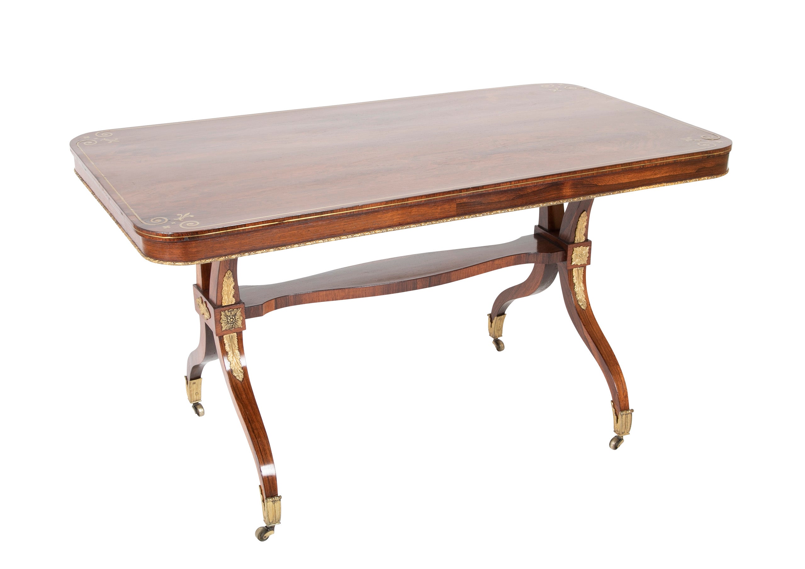 Regency Rosewood Library Table by George Oakley – Avery & Dash Collections