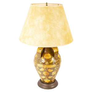 18th Century Spanish Glazed Ceramic Jar Mounted as a Table Lamp - Avery & Dash Collections