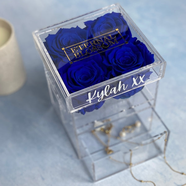 infinity rose makeup storage box