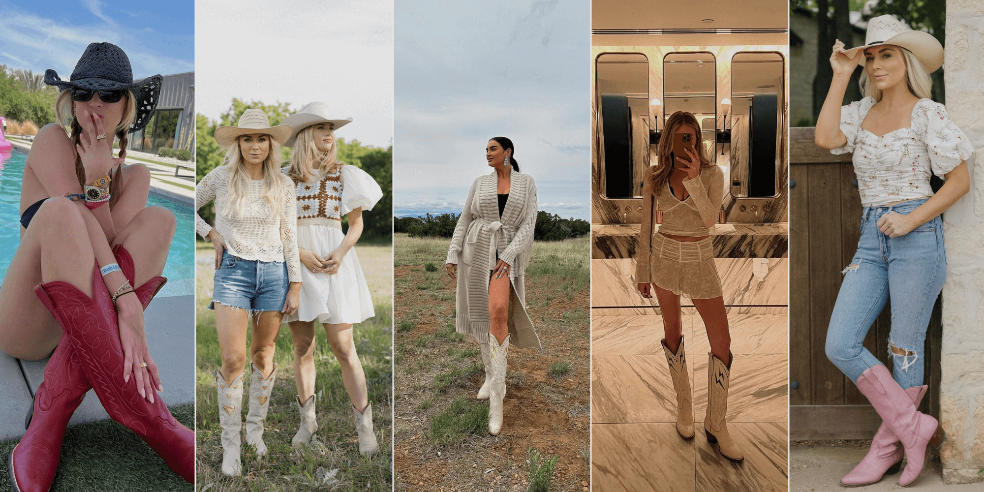 The Best Outfits to Achieve the Coastal Cowgirl Trend