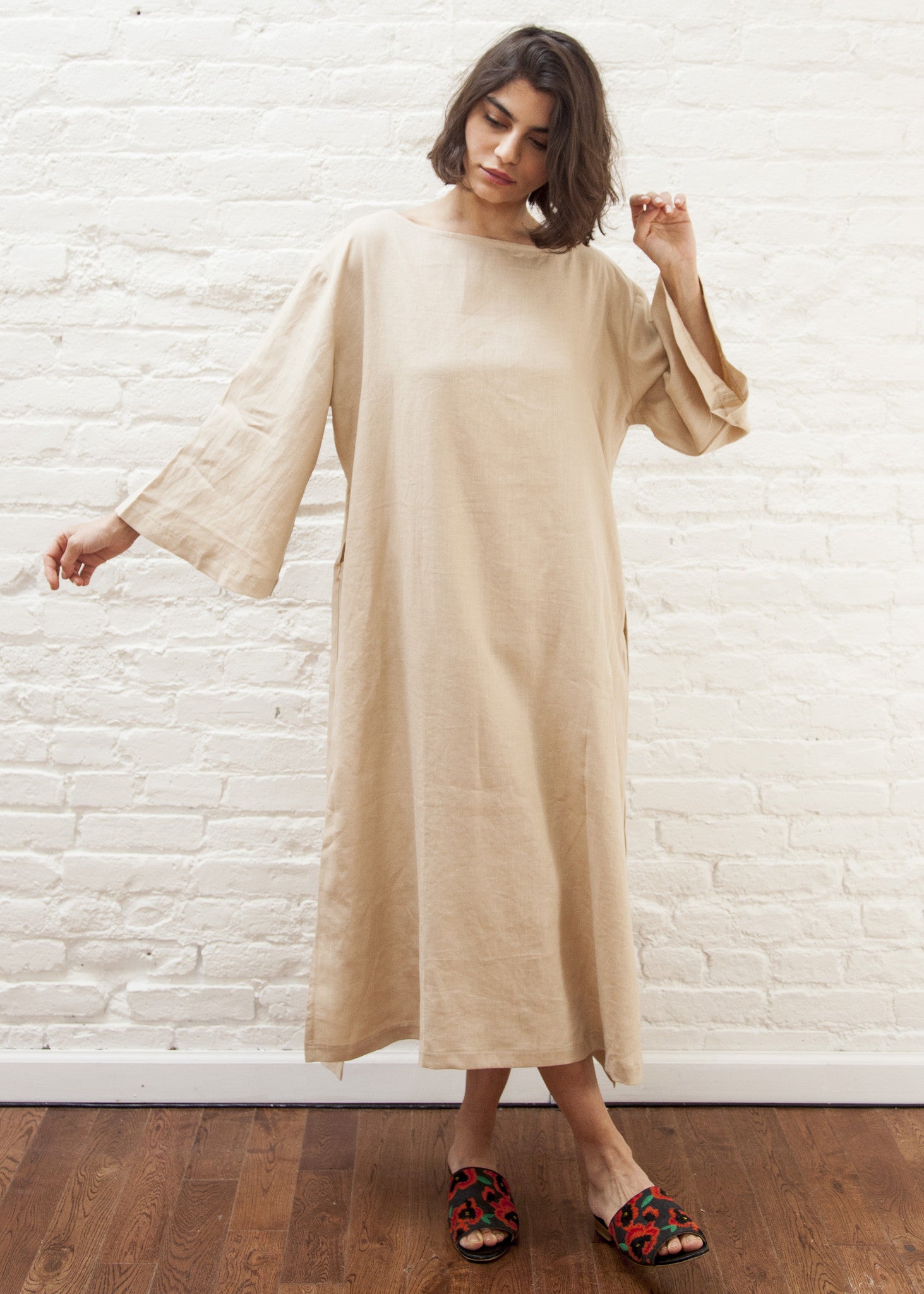 MOSES DRESS (SAND) *FINAL SALE* – MIMU MAXI