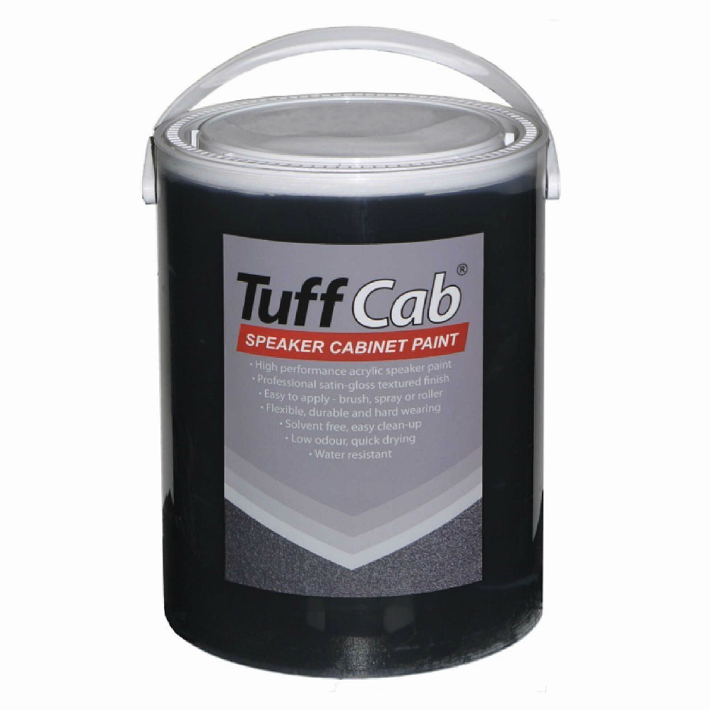 Black Tuff Cab Speaker Paint 5kg Dj Supplies Sound And Lighting Ltd