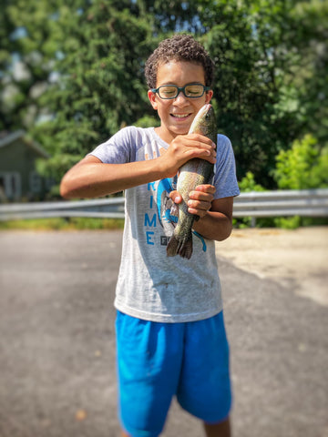 First Rainbow Trout for Leo Collinsworth