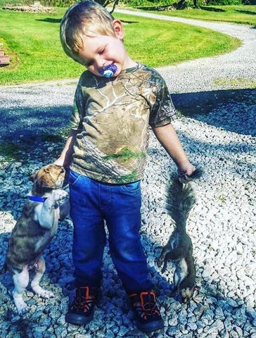 Young Hunter Gets His First Squirrel
