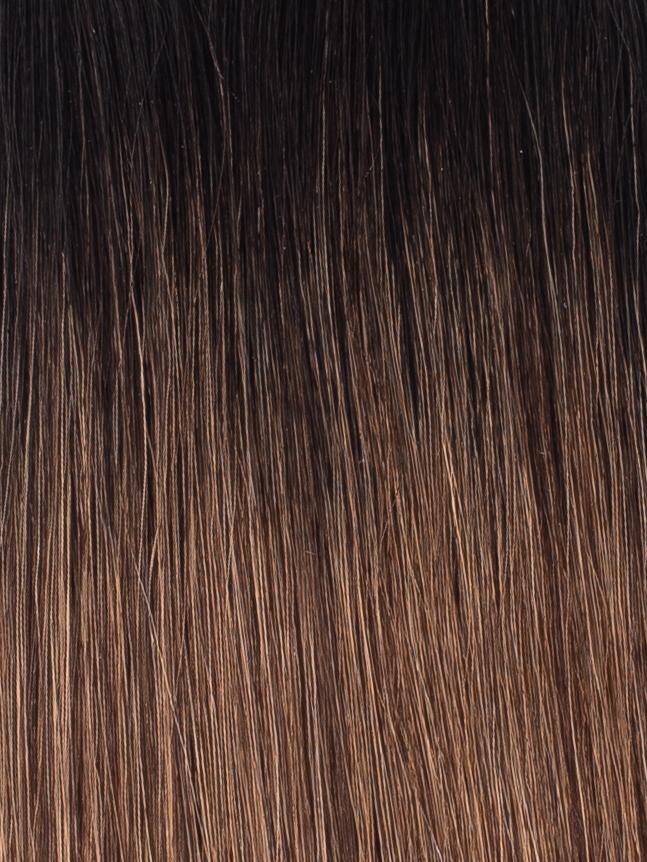 Bellami Professional Tape In 22 50g Off Black Mocha Creme 1b 2 6 Rooted Straight Hair Extensions
