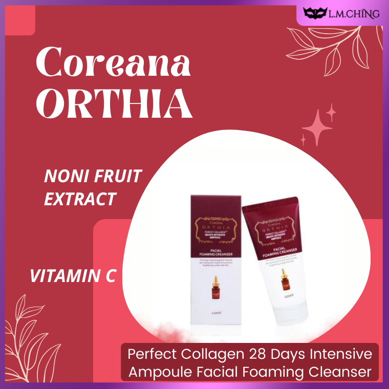 Coreana ORTHIA Perfect Collagen 28 Days Intensive Ampoule Facial Foaming Cleanser