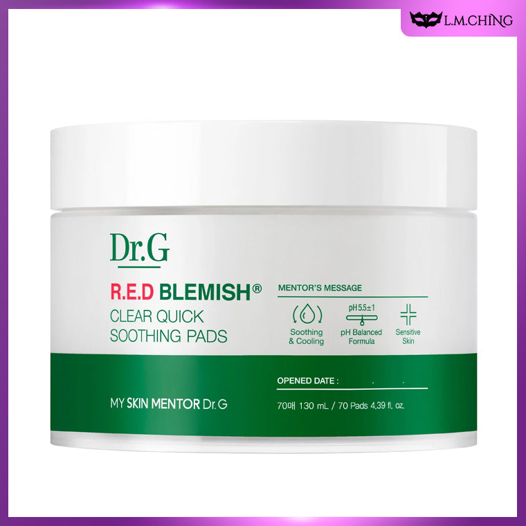 Dr.G R.E.D Blemish Clear Quick Soothing Toner Pads