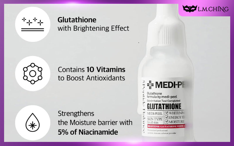 Ingredients of Medi Peel Glutathione White Ampoule
