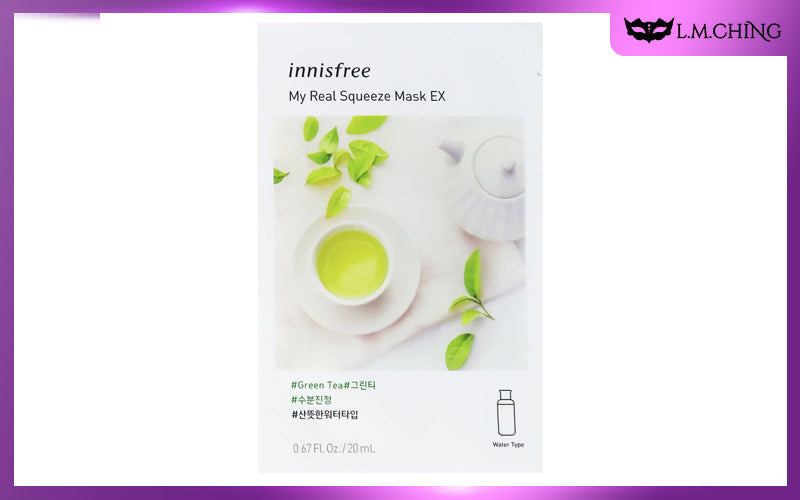 Innisfree My Real Squeeze Green Tea Mask EX