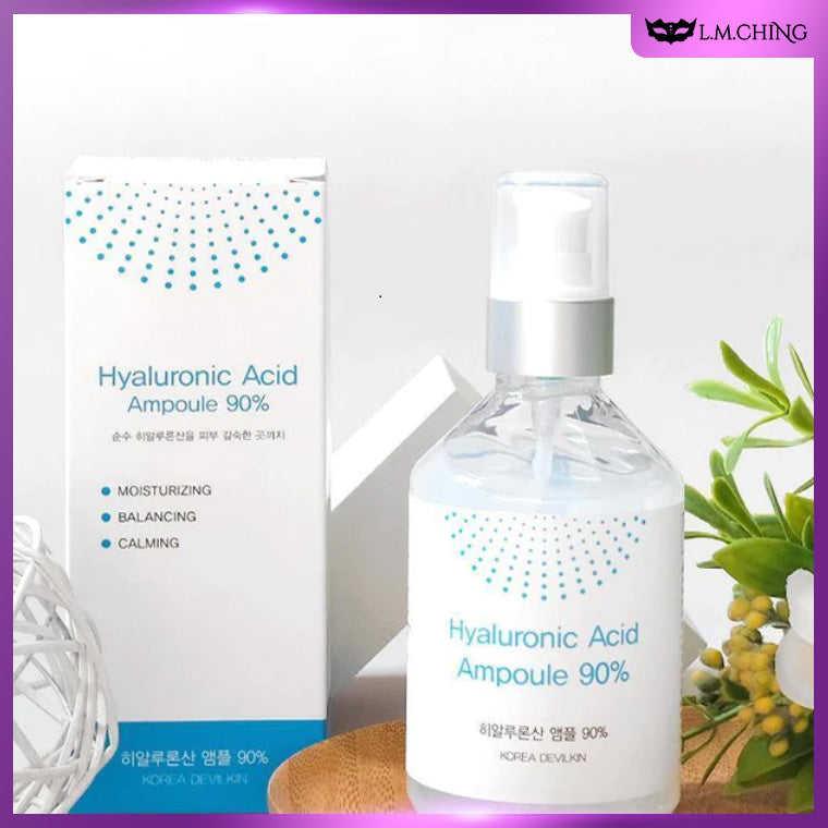 Korea Devilkin Hyaluronic Acid 90% Peptides Water-Locking Ampoule