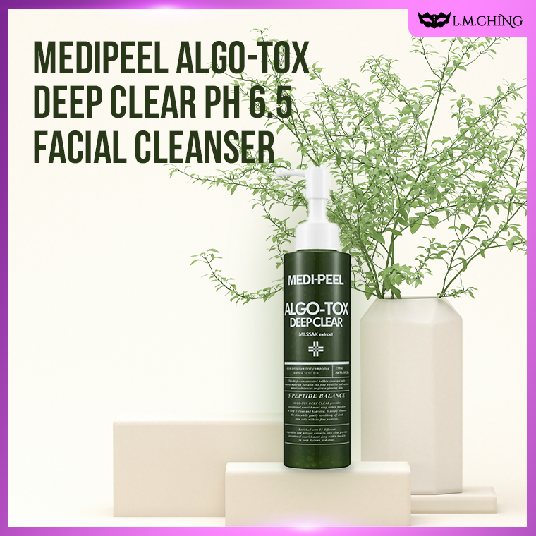 MEDIPEEL Algo-Tox Deep Clear pH 6.5 Facial Cleanser