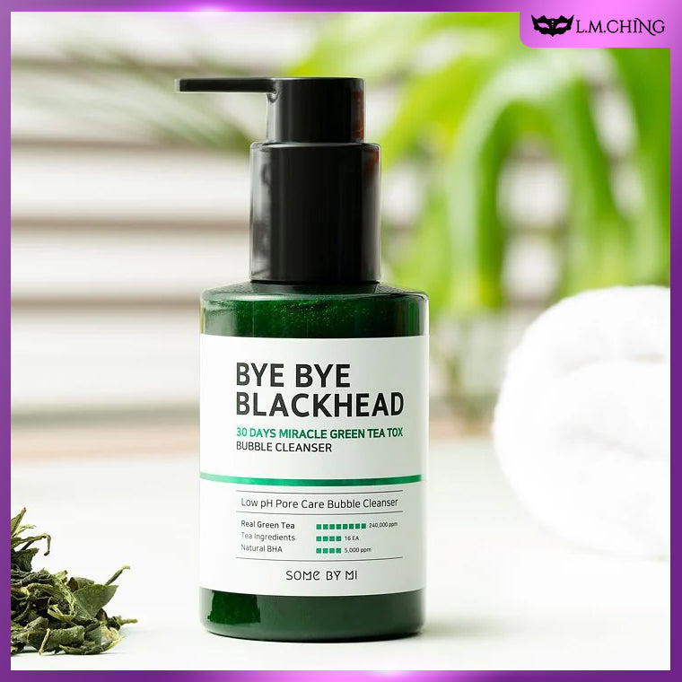 Some By Mi Bye Bye Blackhead 30 Days Miracle Green Tea Tox Bubble Cleanser