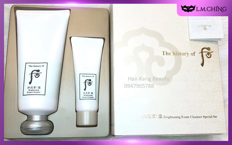 The History of Whoo Gongjinhyang Seol Brightening Cleansing Foam