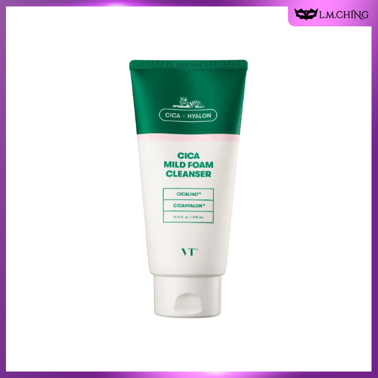 VT Cosmetics CICA x HYALON Cica Mild Foam Cleanser