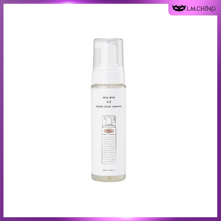 What a skin Mild BHA 5.5 Bubble Foam Cleanser