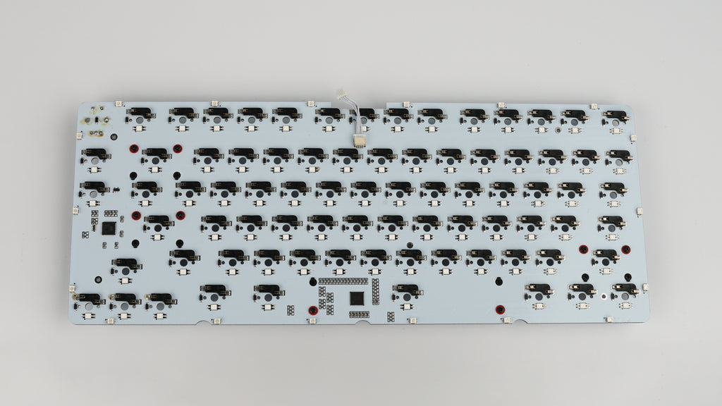 Underside of stabilizer installation Portico75 PCB