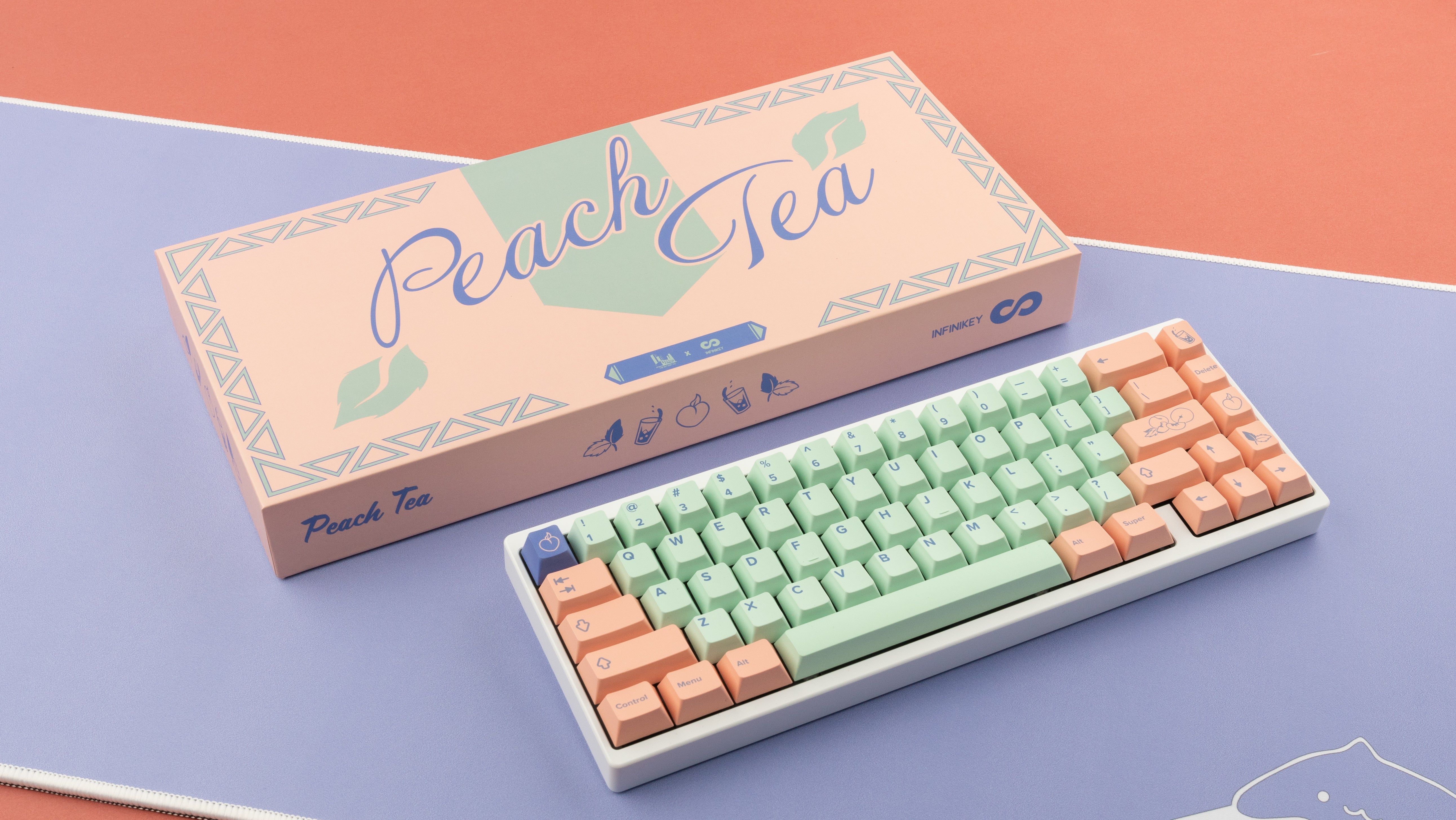 peach keycaps