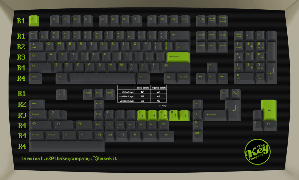 4年保証』 (自キ断捨離) GMK Terminal R2 キーボード - powertee.com