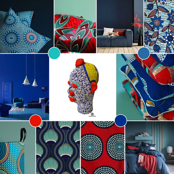 moodboard deco bord de mer style africain contemporain