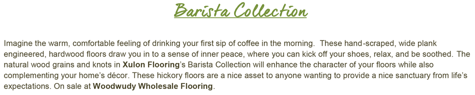 Barista-Cappuccino-Hickory-6.5" Wide-1/2" Thick-Engineered Hardwood