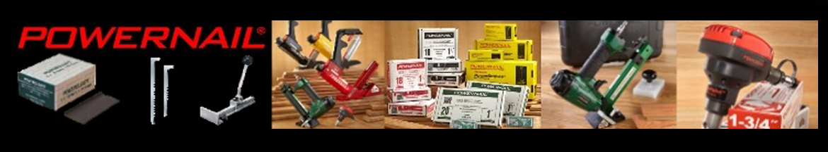 Powernail hardwood flooring tools and fasteners