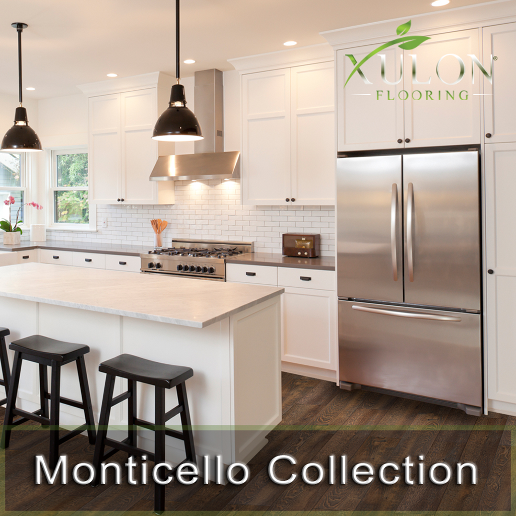 Xulon Flooring-Monticello-7" wide 12 mil Rigid Waterproof Flooring