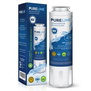 2-Pack Replacement for KitchenAid KSRG25FKSS05 Refrigerator Water Filter -  Compatible with KitchenAid 4396508, 4396509, 4396510 Fridge Water Filter