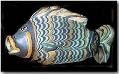 ancient fish bead