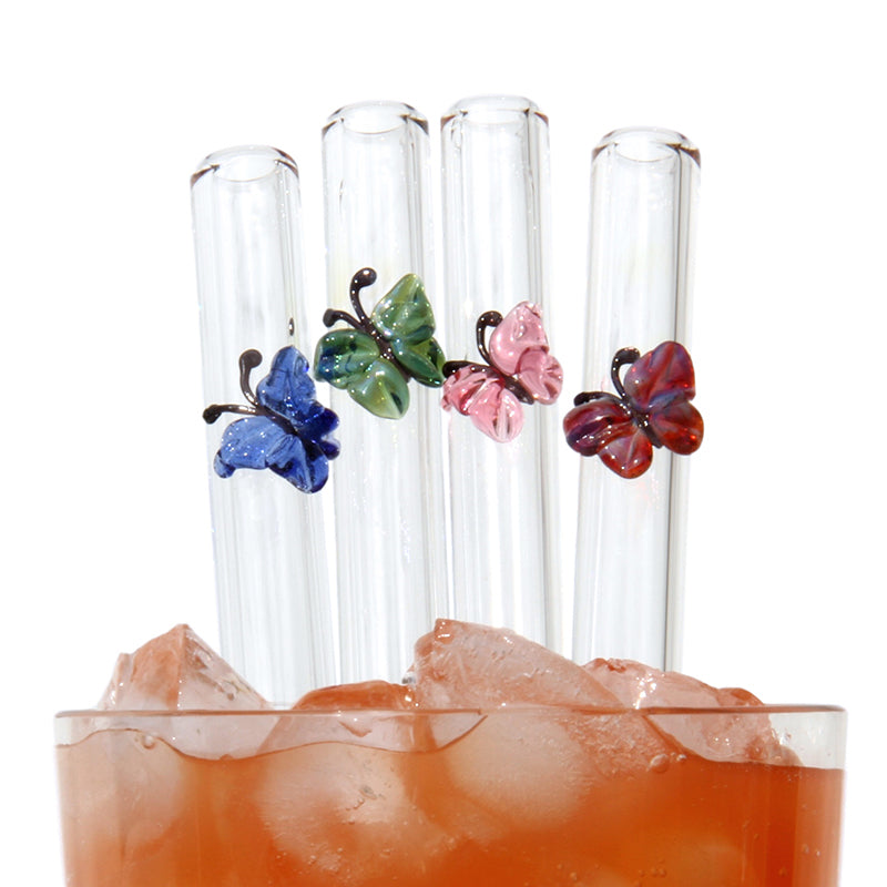 Glass Butterfly Straw – Gasp