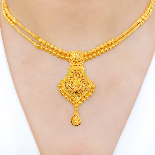 Andaaz Jewelers | Shop 22K Gold Necklace Sets