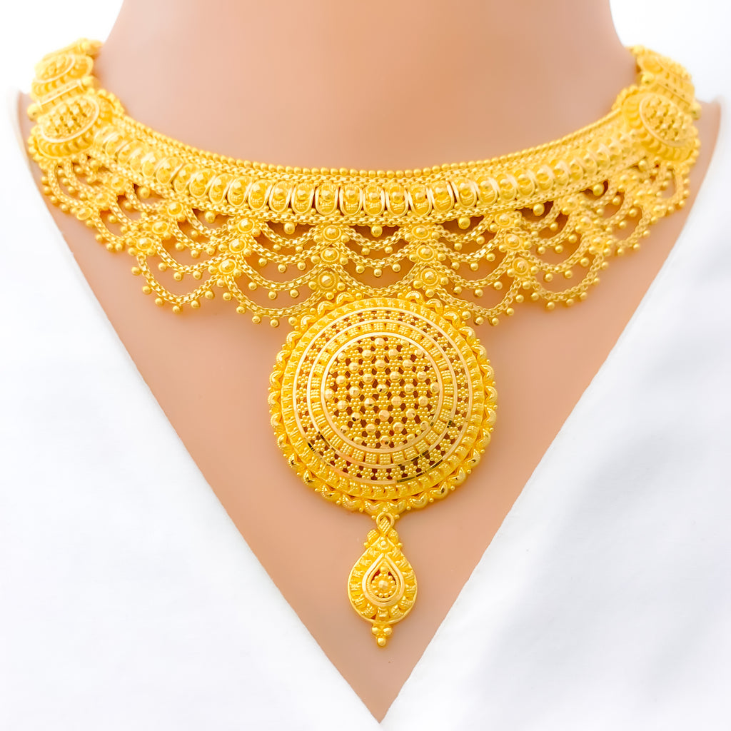 Royal Dome Necklace Set – Andaaz Jewelers