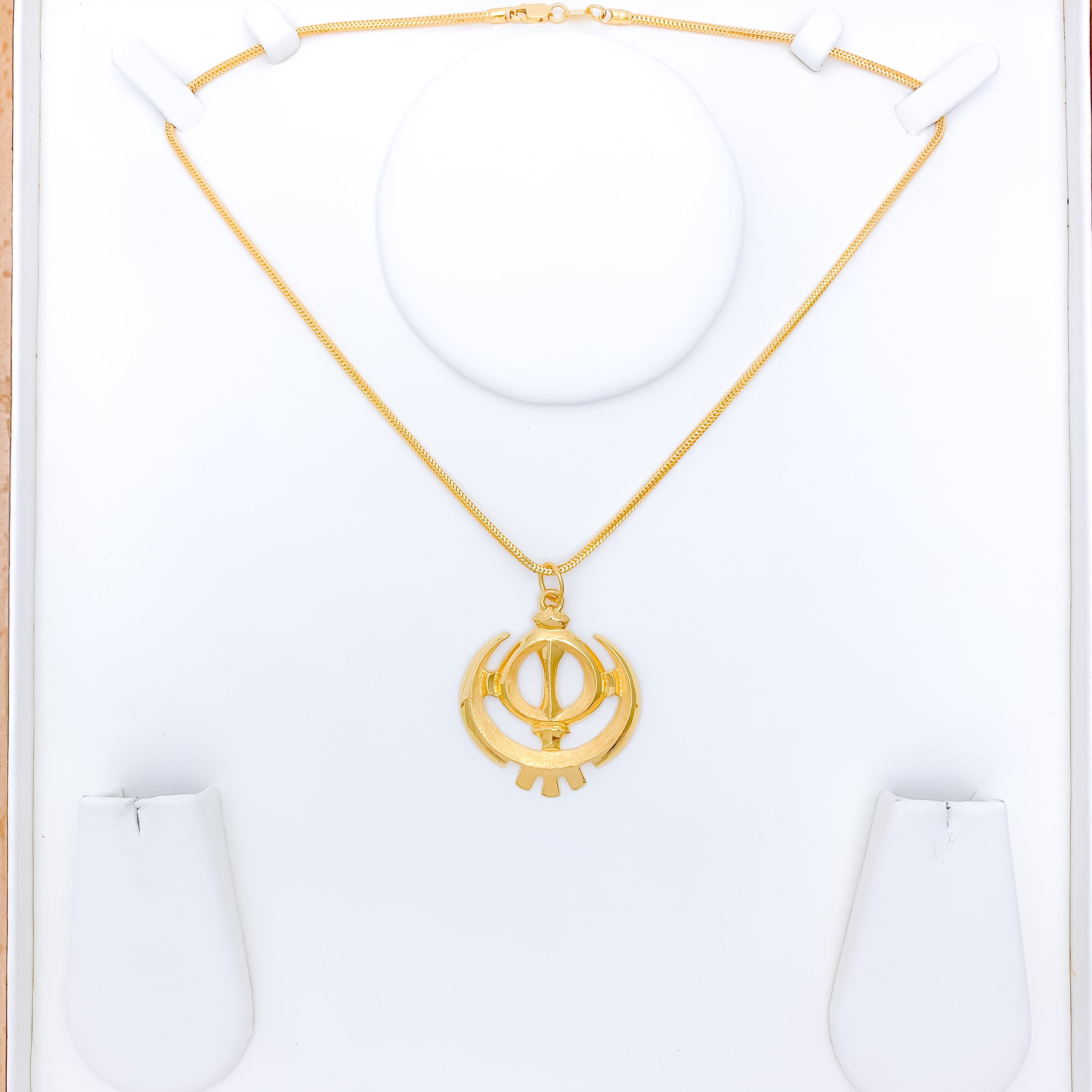 Grand Gold Khanda Pendant