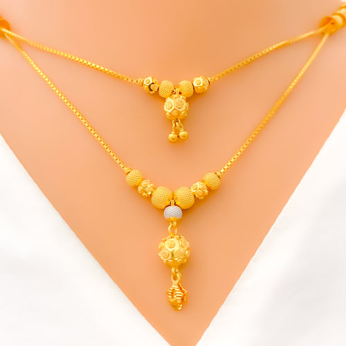 Andaaz Jewelers | Shop Modern 22k Gold Necklace Sets