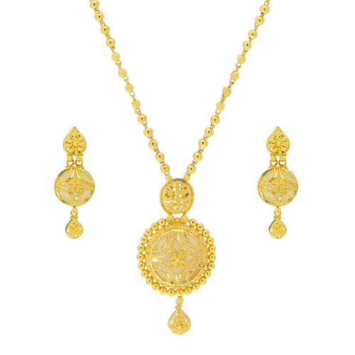 Andaaz Jewelers | Shop Plain Gold Necklace Sets