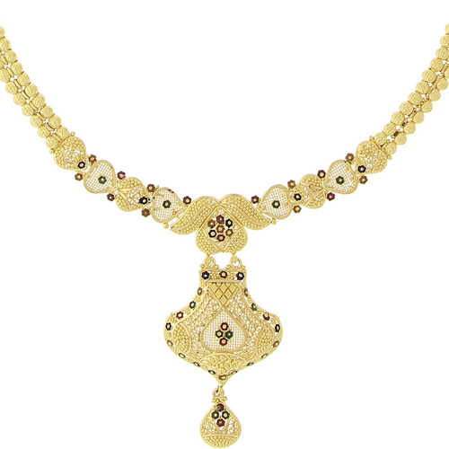 Andaaz Jewelers | Shop Plain Gold Necklace Sets